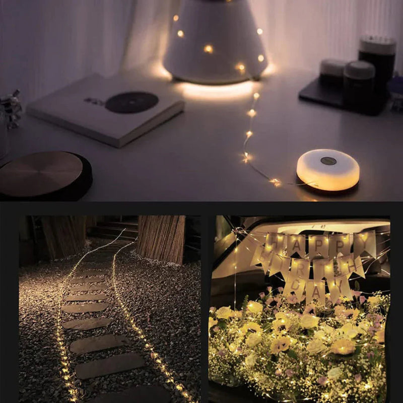 10m Waterproof LED Fairy Lights with 8 Modes – Portable Party Lights for Outdoor Decoration 1