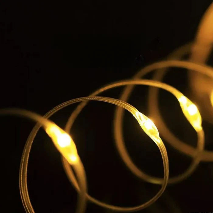 10m Waterproof LED Fairy Lights with 8 Modes – Portable Party Lights for Outdoor Decoration 5