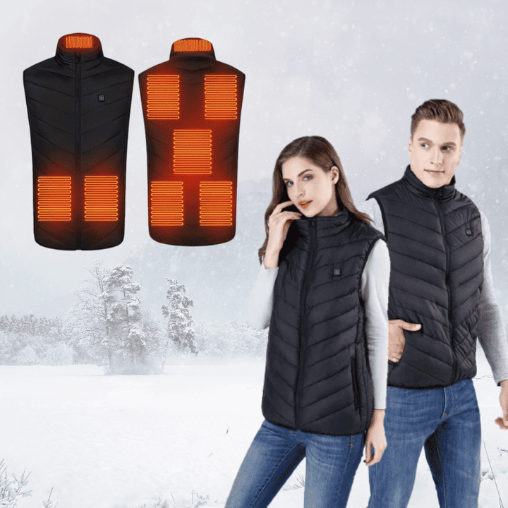 Unisex verwarmend vest met instelbare temperatuur – elektrische winterjas voor dames en heren