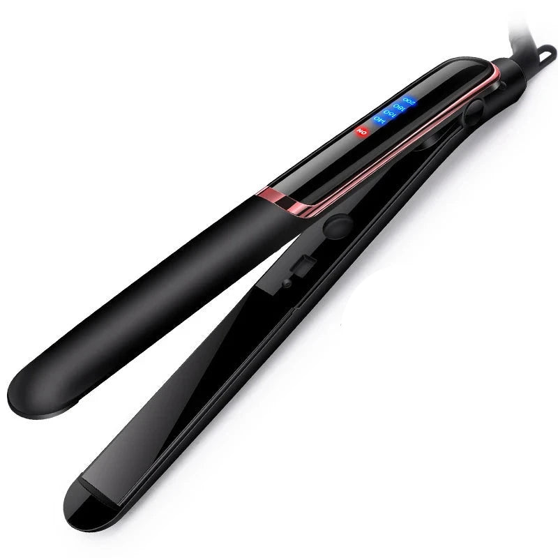 2-in-1 Haarglätter und Glätteisen mit Ionentechnologie – Vielseitiges Stylinggerät für Glattes Haar und Locken 0