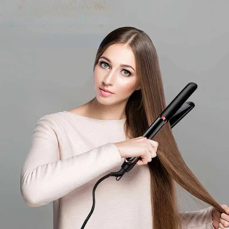 2-in-1 Haarglätter und Glätteisen mit Ionentechnologie – Vielseitiges Stylinggerät für Glattes Haar und Locken 1