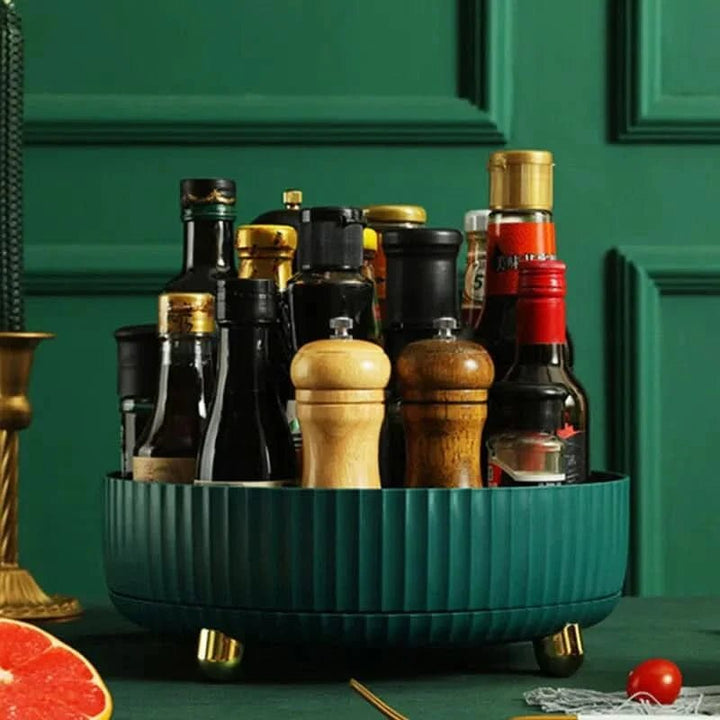 360° Rotating Organizer for Kitchen, Bathroom, and Office Storage Solution 3