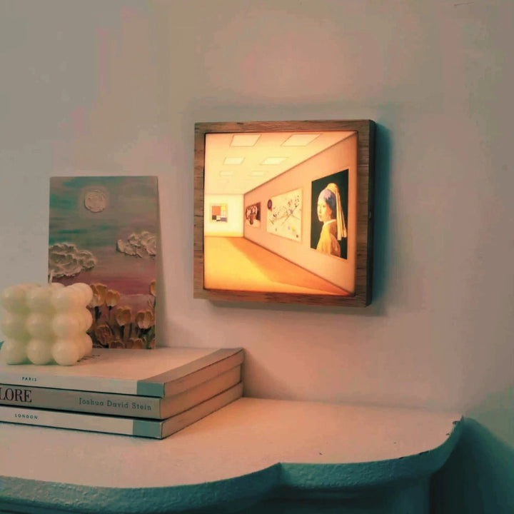 3D Illusion Art Light - Rechargeable Cordless Lamp with Adjustable Color Modes for Home and Office Décor 4