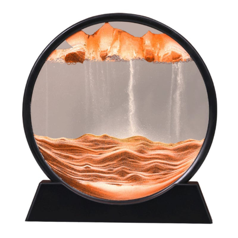 3D Moving Sand Art Wall Decor for Home Decoration, Calming Room Decor and Stress Relief 4