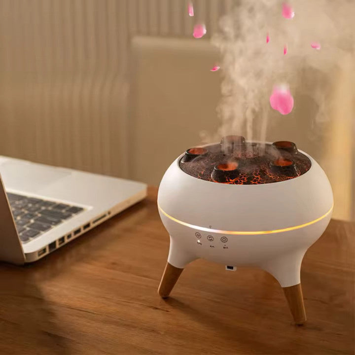 Aroma Diffuser with LED Light and Timer - Aromatherapy Essential Oil Diffuser with Jellyfish Mist Effect 5