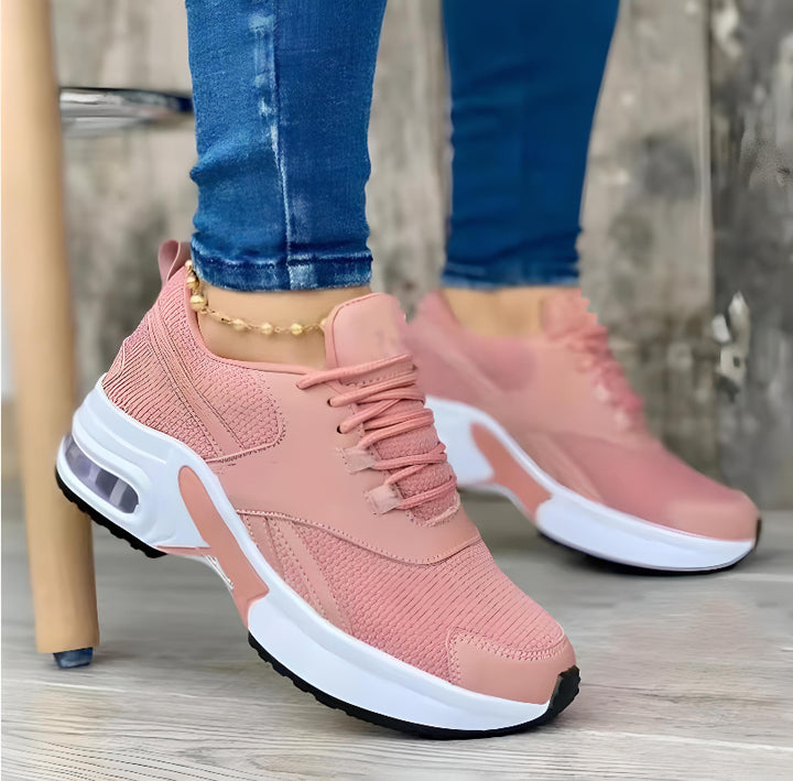 Bequeme Ergonomische Damen Sneaker mit Atmungsaktivem Obermaterial und Stabiler Sohle 2
