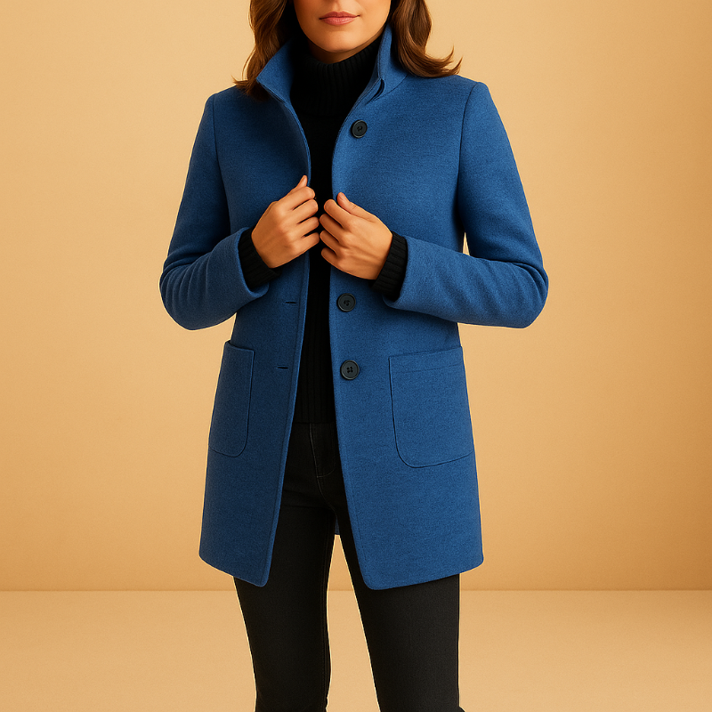 Bequeme Winterjacke für Damen Yara – Stilvolle und Warme Jacke in Blau, Dunkelblau, Grün, Hellgrau und Lila, Größen S-3XL 0