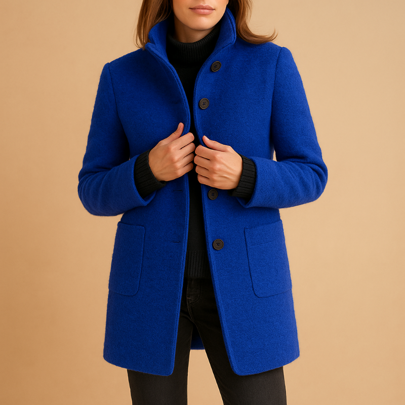 Bequeme Winterjacke für Damen Yara – Stilvolle und Warme Jacke in Blau, Dunkelblau, Grün, Hellgrau und Lila, Größen S-3XL 1
