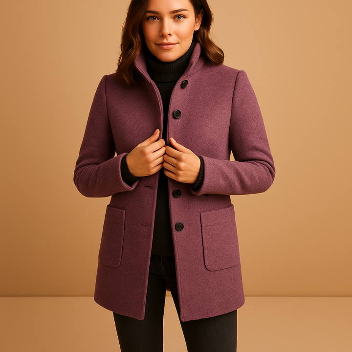 Bequeme Winterjacke für Damen Yara – Stilvolle und Warme Jacke in Blau, Dunkelblau, Grün, Hellgrau und Lila, Größen S-3XL 5