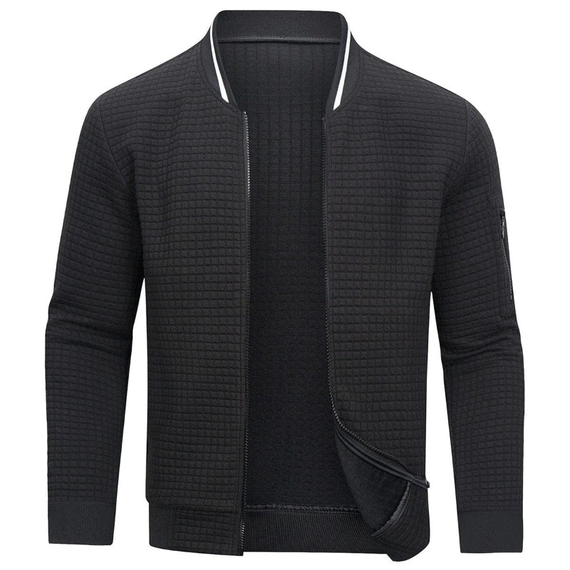 Bequemer Herrenpullover mit Reißverschluss – Warm, Stilvoll und Hochwertig für den Winter 0
