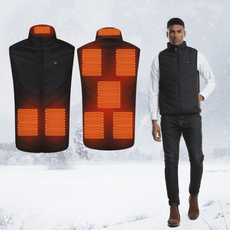 Unisex verwarmend vest met instelbare temperatuur – elektrische winterjas voor dames en heren