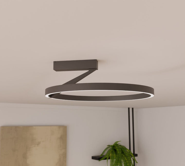 Ceiling Light with Up-Down Lighting | LED Ceiling Lamp for Living Room, Hallway, and Bedroom - Warm White Illumination 2