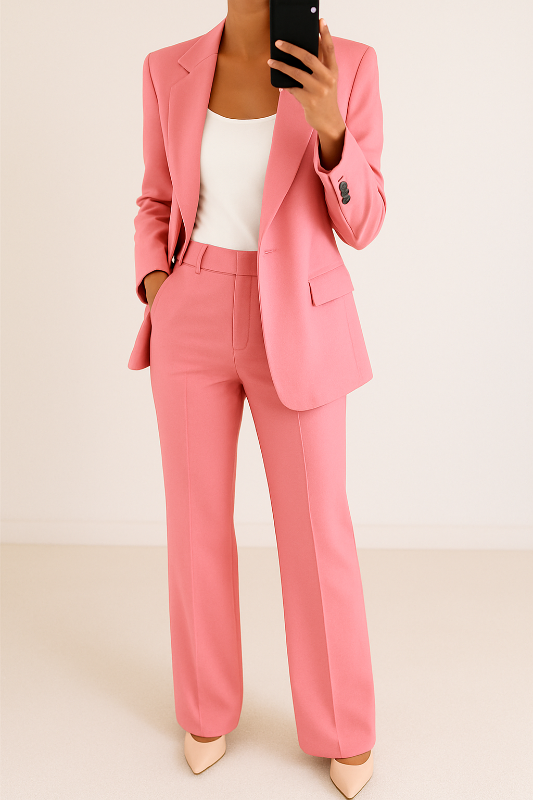 Damespak - Elegante Blazer en Broek Set voor Feestelijke Gelegenheden