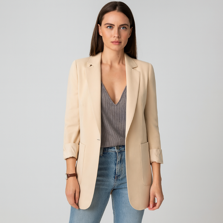 Damen Longblazer – Elegante Blazer voor Stijlvolle Outfits