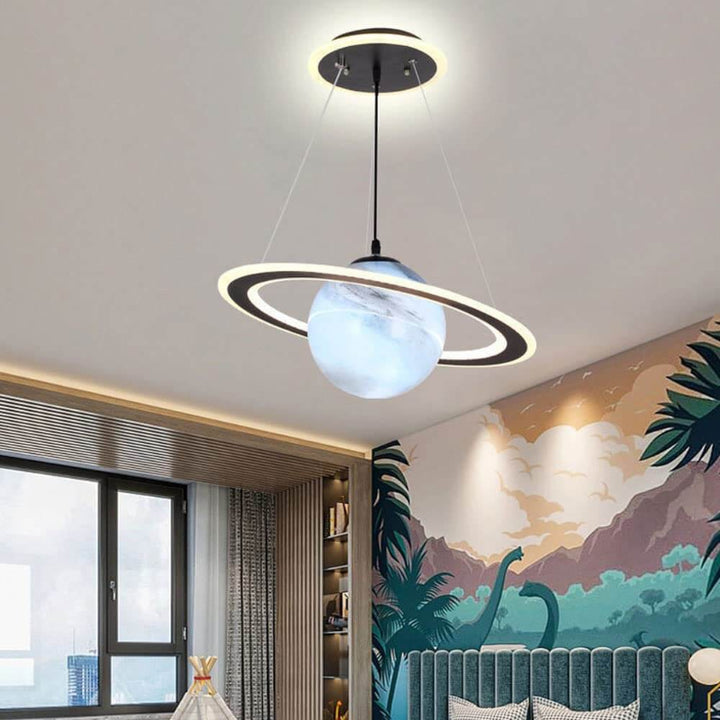 Children's LED Hanging Lamp - Planet Design 0