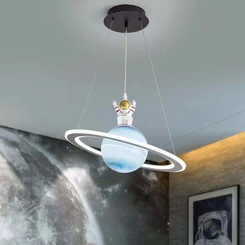 Children's LED Hanging Lamp - Planet Design 3
