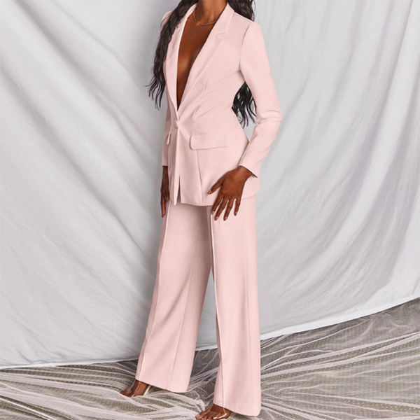 Damenanzug Schwarz mit Blazer und Hose für Festliche Anlässe - Eleganter Damen Anzug 3