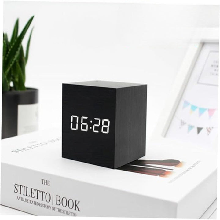 Digital Alarm Clock with Adjustable Brightness and Night Mode 0