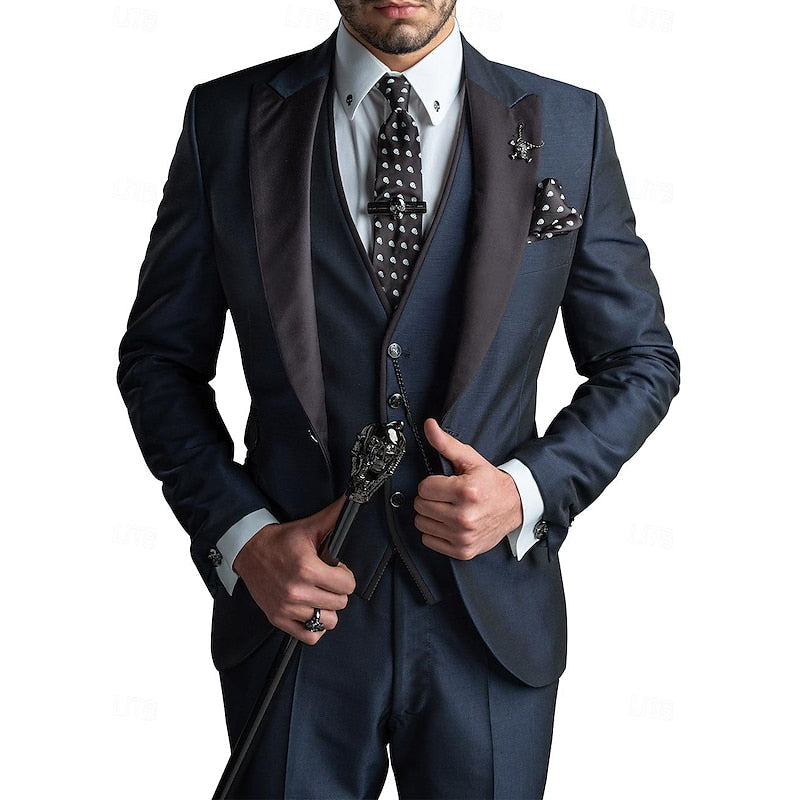 Dreiteiliger Herrenanzug aus Hochwertigem Leinen – Blazer, Weste und Hose für Eleganz und Komfort 4