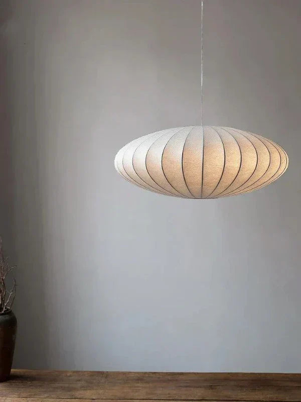 Elegante Pendelleuchte mit Seidenlampenschirmen und Kristallakzenten – Hängelampe für Esstisch und Wohnräume, 30/40/50 cm 0