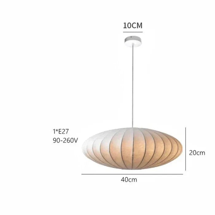 Elegante hanglamp met zijden lampenkappen en kristalaccenten – hanglamp voor eettafel en woonkamer, 30/40/50 cm