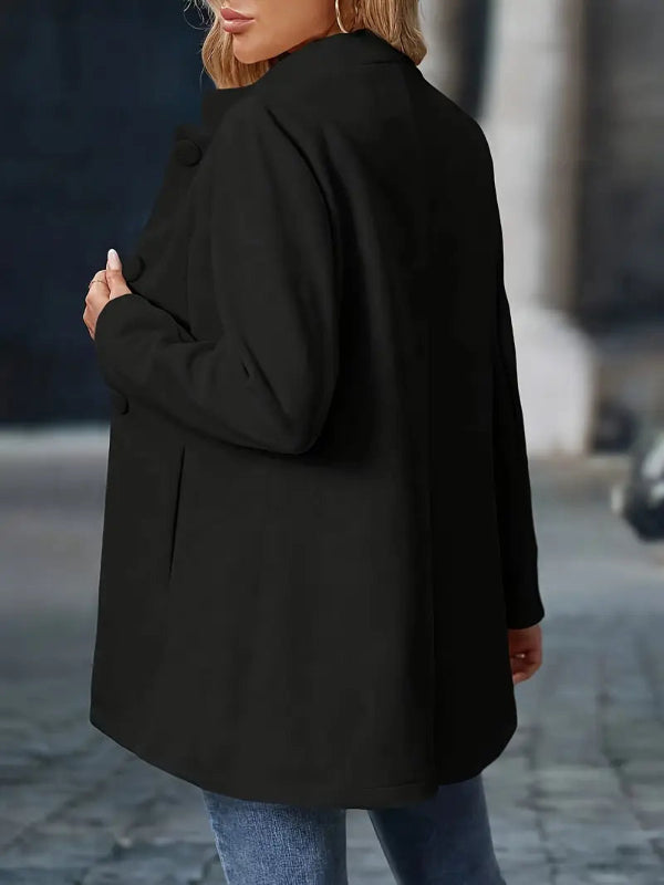 Eleganter Damen Wintermantel mit Knopfverschluss – Warmer Mäntel für kalte Tage in verschiedenen Größen 8