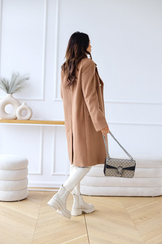 Eleganter Damenmantel Zweireihig aus Hochwertigem Stoff – Bequemer Winter Mantel für Alltag und besondere Anlässe 6