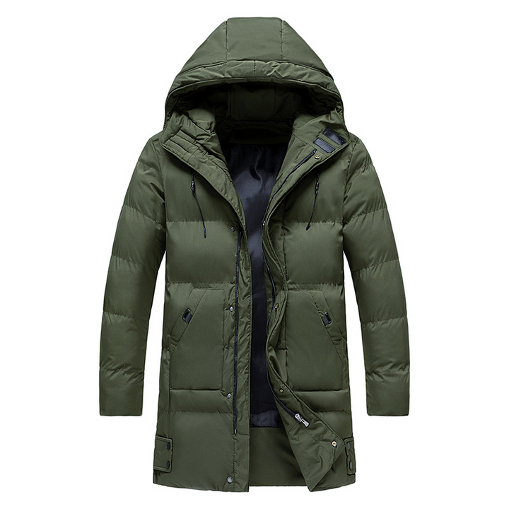 Eleganter Herren Parka – Wasserdicht, Warm und Stilvoll für Wintertage – Hochwertige Wattierung, Bequeme Passform, Verfügbar in mehreren Größen 6