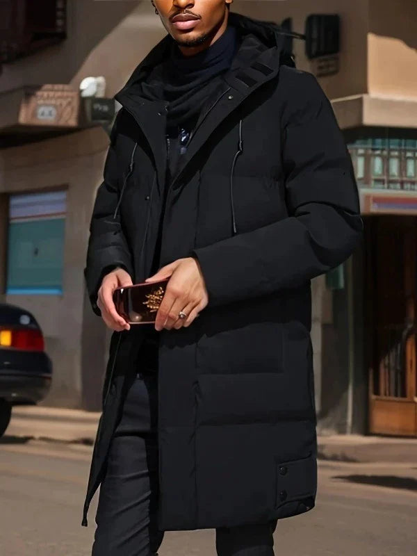Eleganter Herren Parka – Wasserdicht, Warm und Stilvoll für Wintertage – Hochwertige Wattierung, Bequeme Passform, Verfügbar in mehreren Größen 7