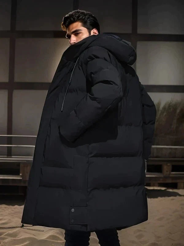 Eleganter Herren Parka – Wasserdicht, Warm und Stilvoll für Wintertage – Hochwertige Wattierung, Bequeme Passform, Verfügbar in mehreren Größen 9