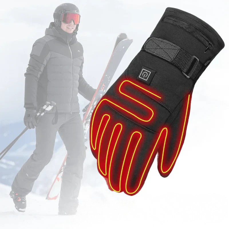 Elektrische Heizhandschuhe mit Touchscreen – 3 Heizstufen, schnelle Wärme für Outdoor-Aktivitäten