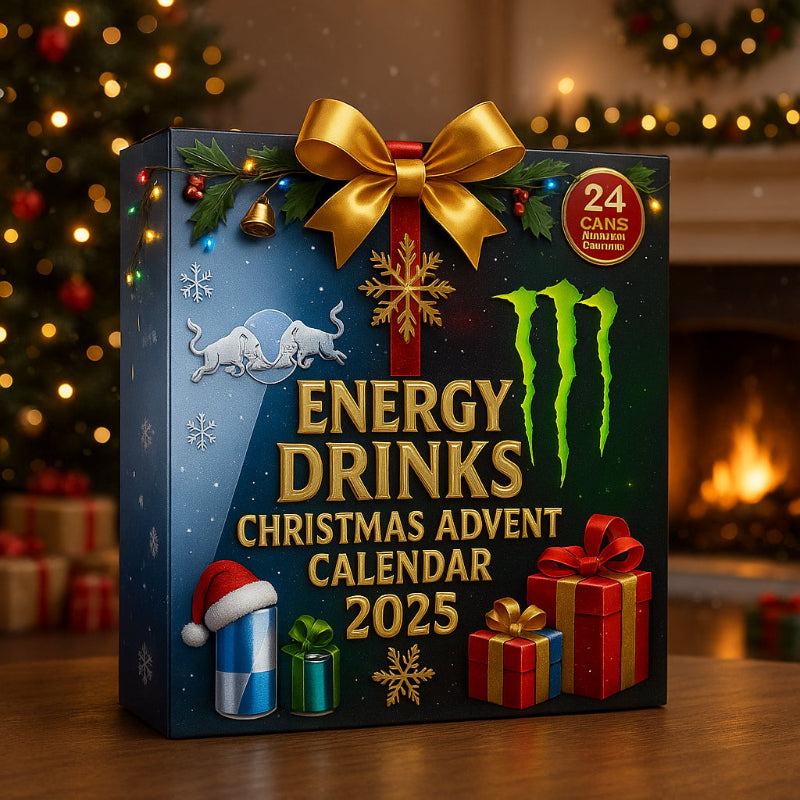 Energy Drink Adventskalender 2025 mit 24 Mini-Dosen – Perfektes Geschenk für Sammler und Fans 2