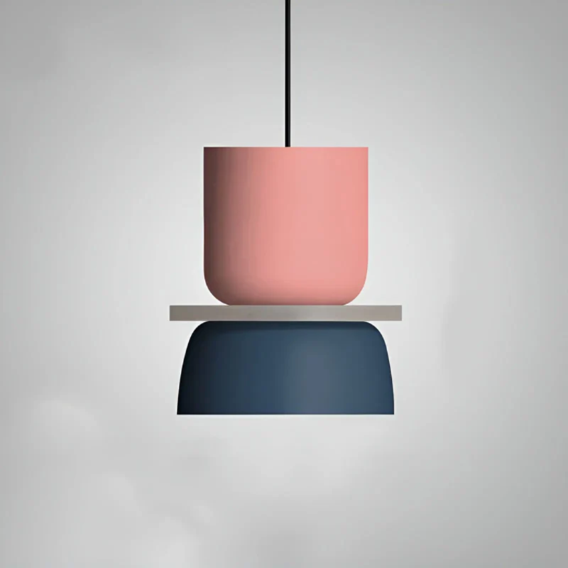 Farbenfrohe LED-Pendelleuchte aus Glas für Esstisch und Wohnzimmer – Modernes Design, energieeffizient, verschiedene Größen 1