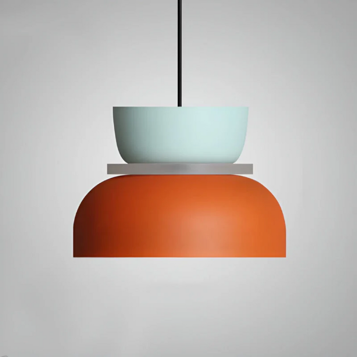 Farbenfrohe LED-Pendelleuchte aus Glas für Esstisch und Wohnzimmer – Modernes Design, energieeffizient, verschiedene Größen 5