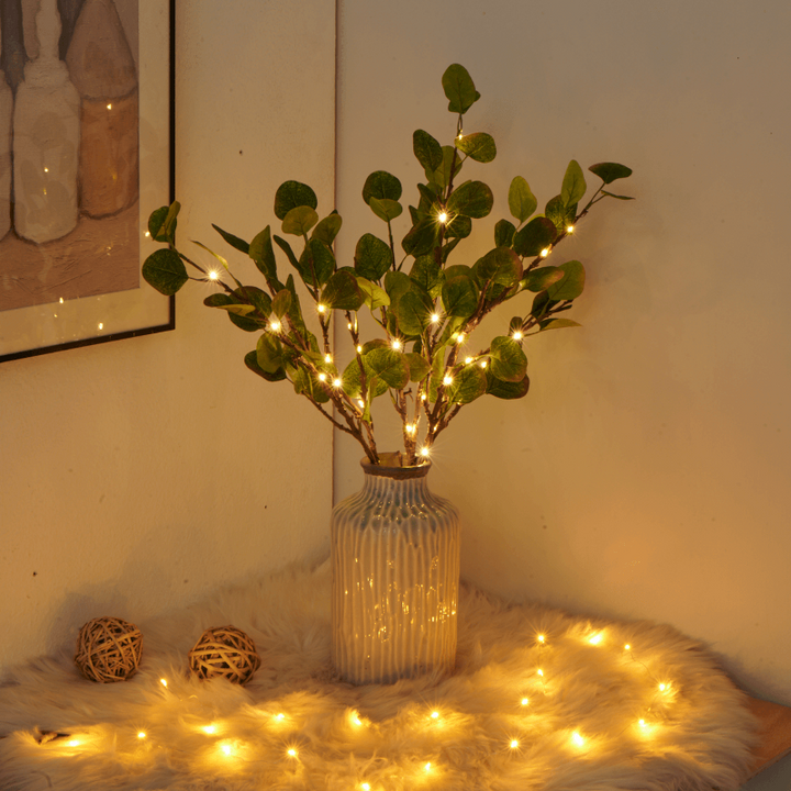 Feenlicht-Olivenzweig mit 120 LEDs – Warmweißes Licht für Dekoration, 70 cm, Natürliche Optik für Gemütliches Ambiente 7