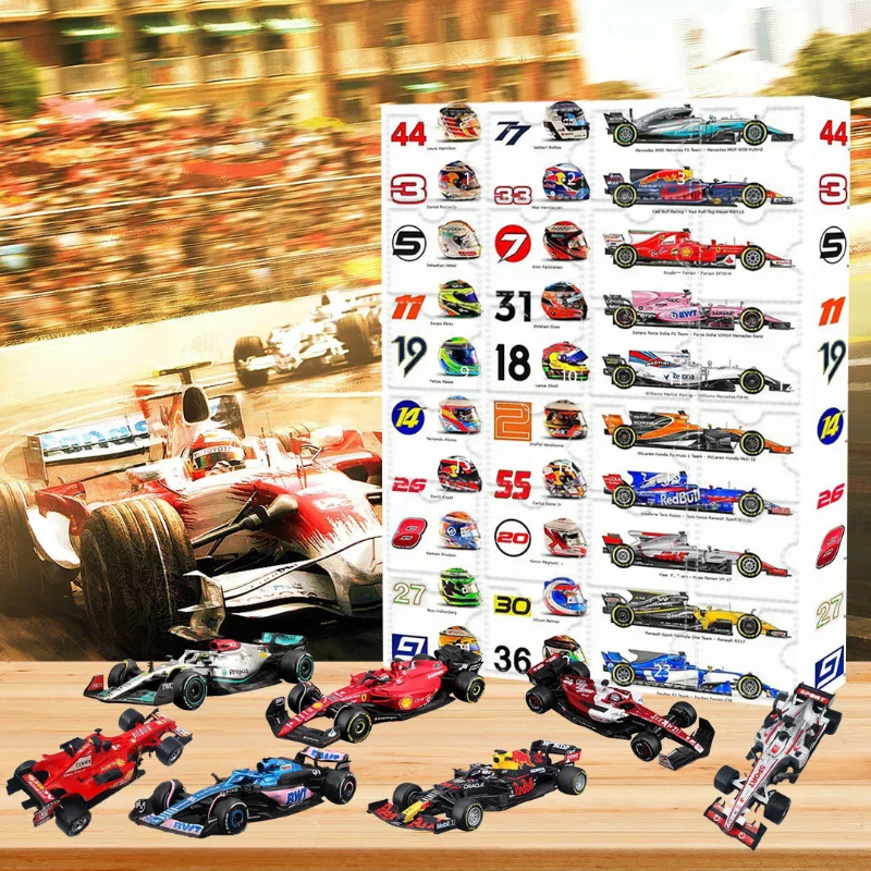 Formula 1 Advent Calendar - Christmas Countdown for Racing Fans with Daily Surprises 0