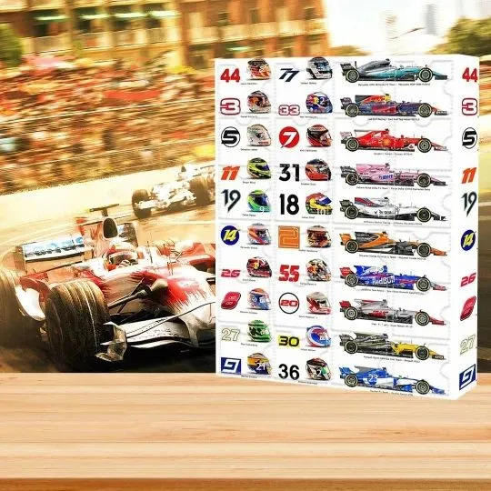 Formula 1 Advent Calendar - Christmas Countdown for Racing Fans with Daily Surprises 1