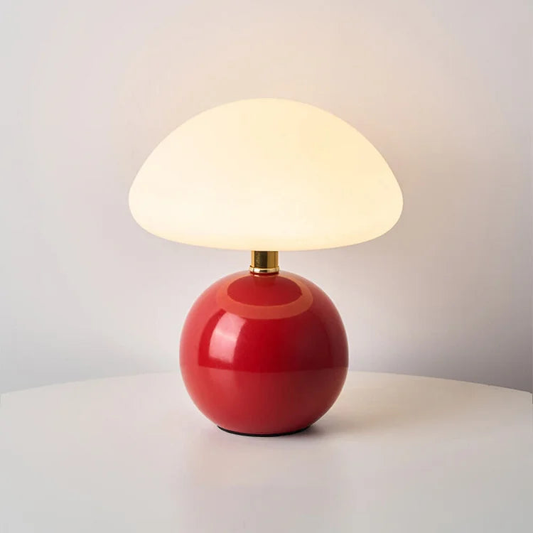 Französische Creme Tischlampe mit LED-Beleuchtung – Einstellbare Farben, Keramik, Durchmesser 20 cm, Höhe 22 cm 9