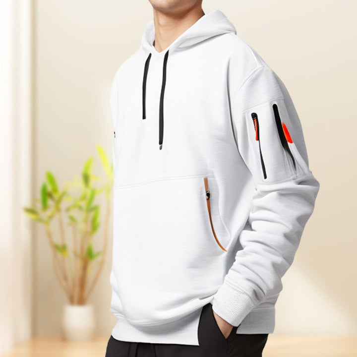 Halber Reißverschluss Hoodie für Herren – Bequemer und stilvoller Freizeitpullover 7