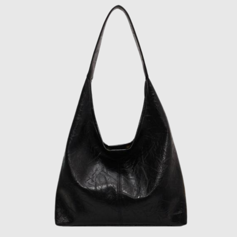 Halbrunde Umhängetasche Damen aus PU-Leder im Vintage-Look – Geräumige Crossbody Bag für Alltag und Ausgehen 0