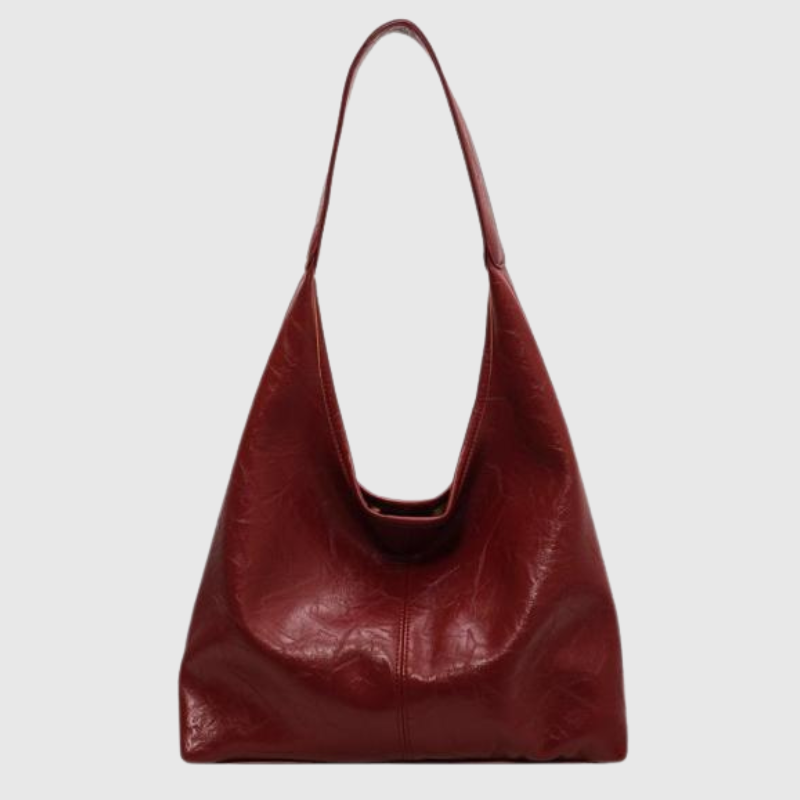 Halbrunde Umhängetasche Damen aus PU-Leder im Vintage-Look – Geräumige Crossbody Bag für Alltag und Ausgehen 5
