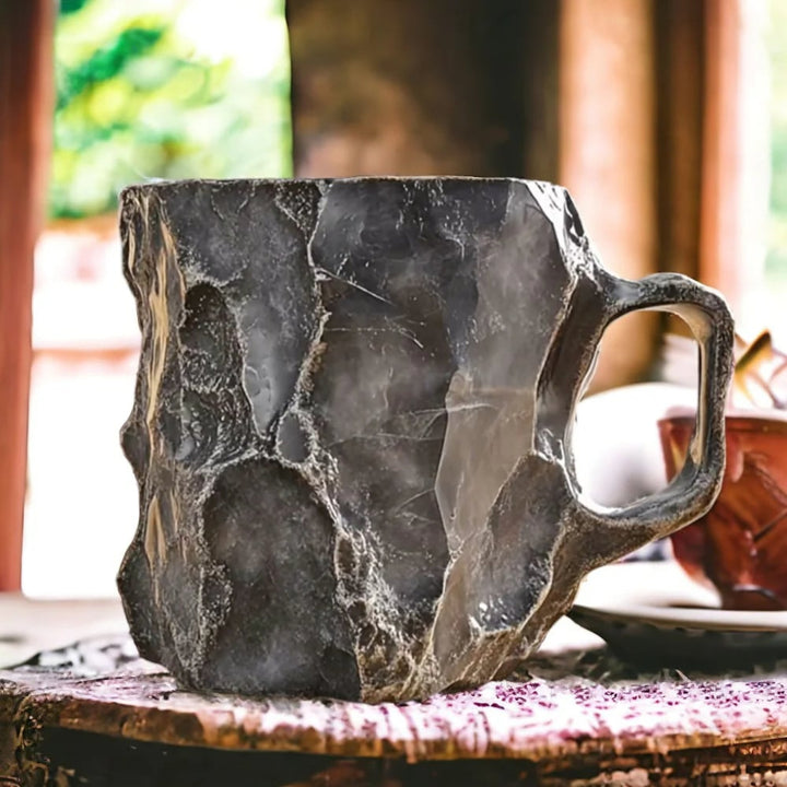 Handmade Insulated Mug for Hot and Cold Beverages - Unique Crystal Design 2