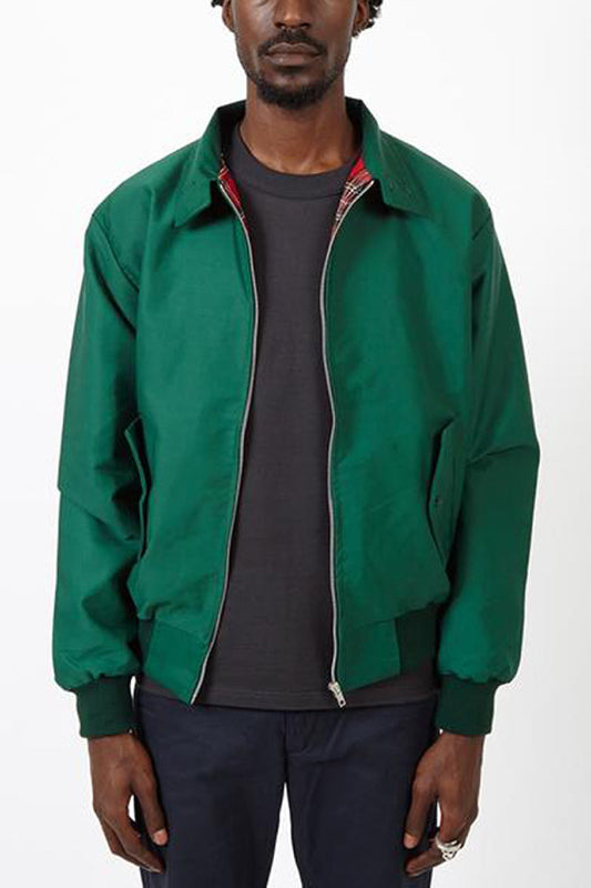 Harrington Jacke Herren mit Maßgeschneiderten Schulternähten – Stilvolle Jacke mit Faltkragen und Praktischen Vordertaschen, Verschiedene Farben verfügbar 11