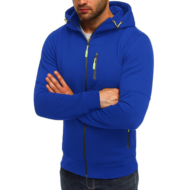 Herenhoodie met rits – vrijetijdsstijl en sportieve activiteiten