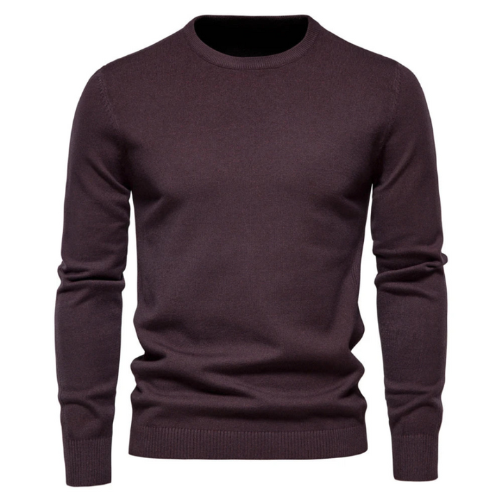 Herren-Pullover mit Rundhalsausschnitt 0