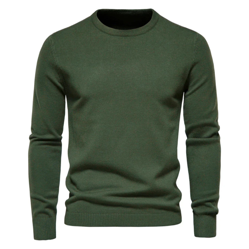 Herren-Pullover mit Rundhalsausschnitt 2
