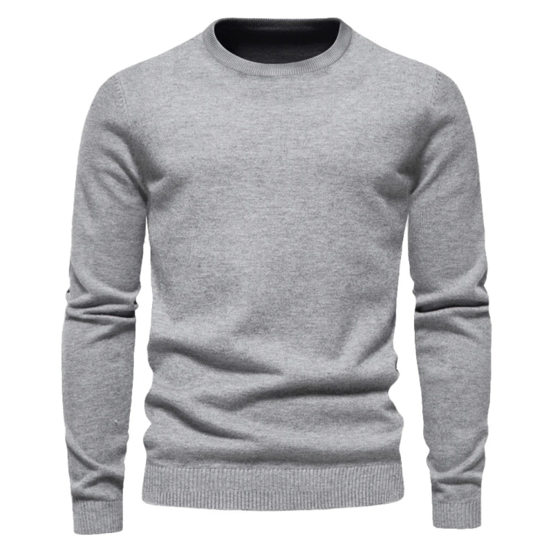 Herren-Pullover mit Rundhalsausschnitt 4