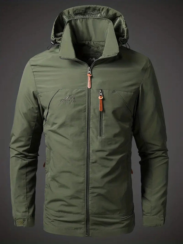 Herren Jacke - Wasser- und Winddichte Outdoor Jacke für Aktivitäten im Freien, Atmungsaktiv und Leicht 0