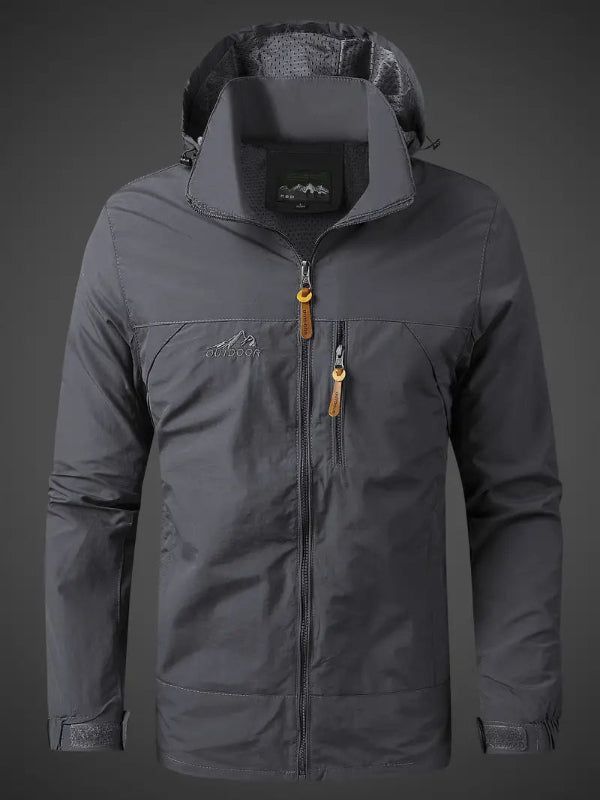 Herren Jacke - Wasser- und Winddichte Outdoor Jacke für Aktivitäten im Freien, Atmungsaktiv und Leicht 4