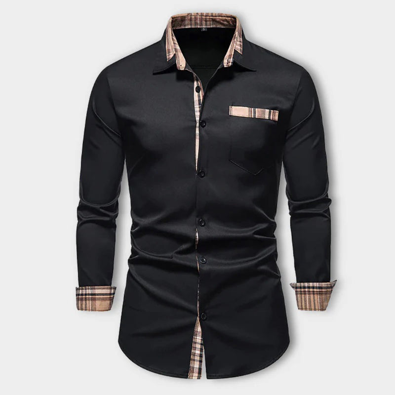 Herren Langarm Casual Hemd für Vielseitige Anlässe 2